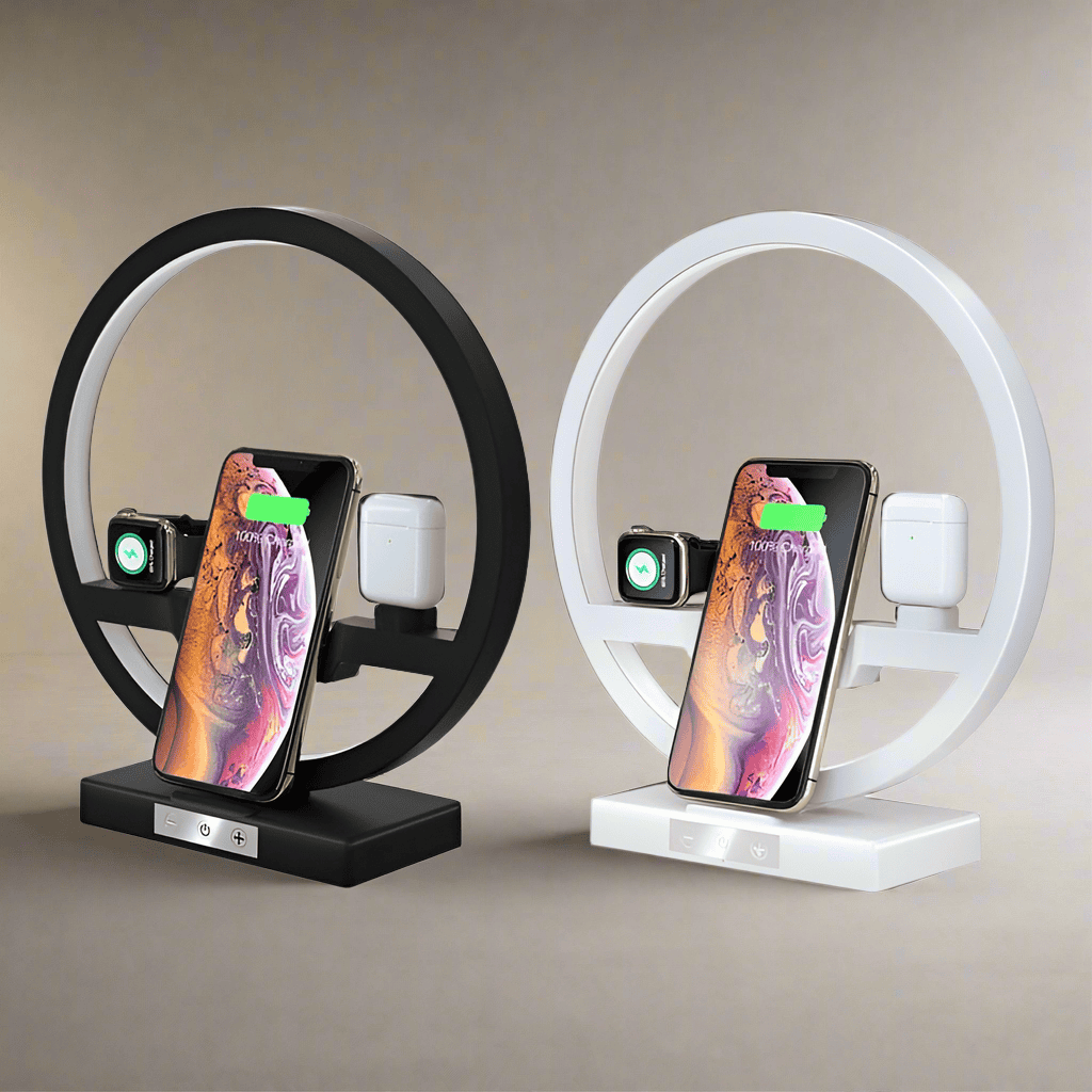 3-in-1 Fast Wireless Charging Station – Charge Your iPhone, Apple Watch & AirPods Simultaneously