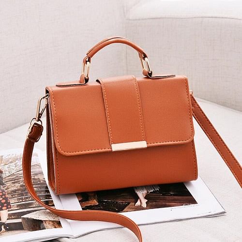 Women’s PU Leather Small Flap Shoulder & Crossbody Bag