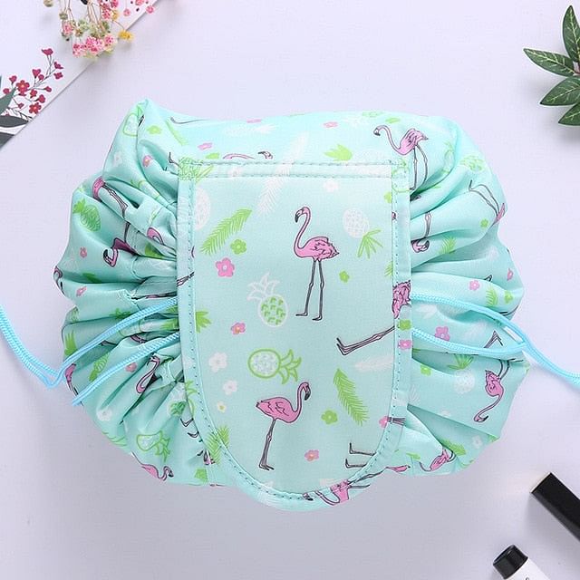 Women Drawstring Cosmetic Bag travel Organizer bag pouch Make Up Case Storage Makeup Bag Toiletry bag
