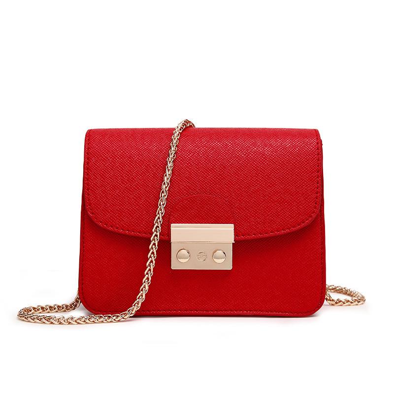 PU leather Messenger Clutch Mini Shoulder Bag For Woman