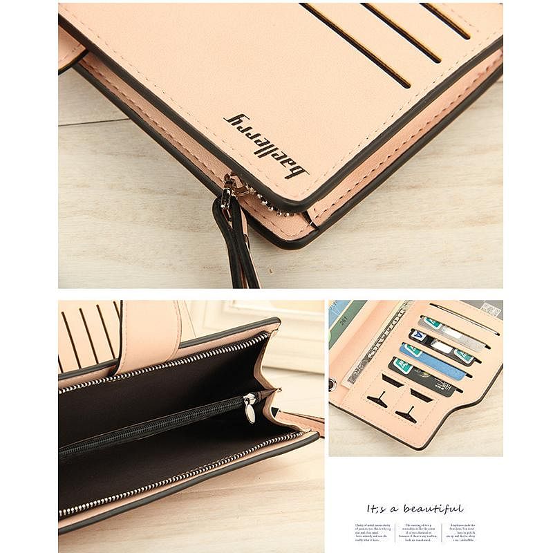 Baellerry Brand Wallet Women Top Quality Leather Wallet Multifunction Purse