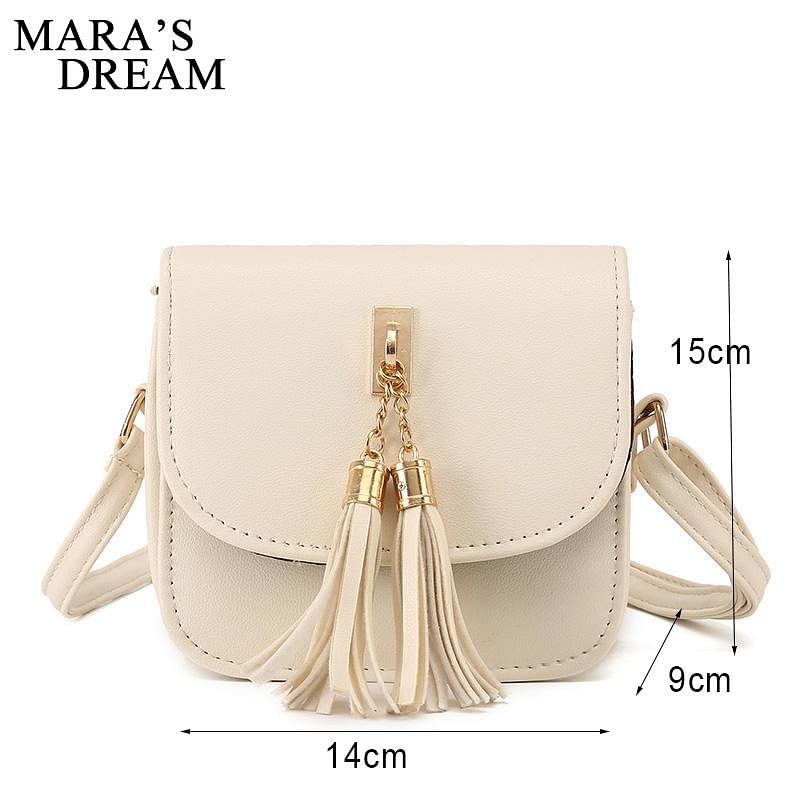 Small Chains Bag Women Candy Color Tassel Messenger Bags Female Handbag Shoulder Bag Bolsa Feminina