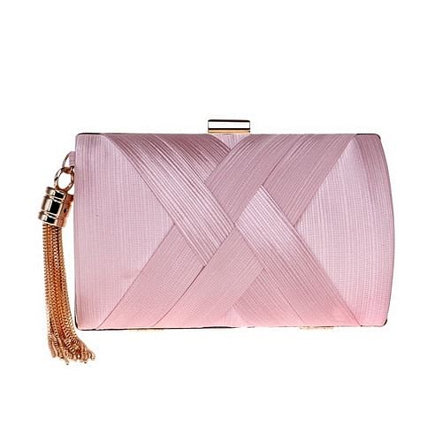 Bow Metal Women Day Clutches Tassel Luxurious Fashion Lady Evening Bags Small Party Wedding Bridal Chain Shoulder Handbag