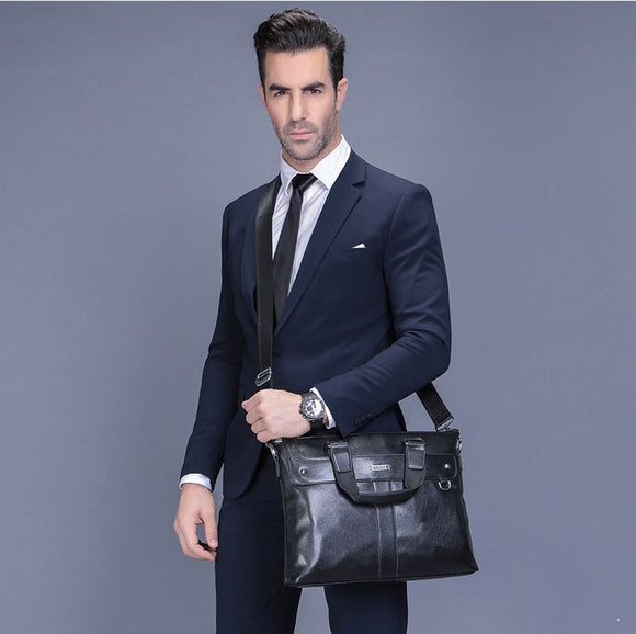 Men Business Casual Briefcase, Shoulder Bag