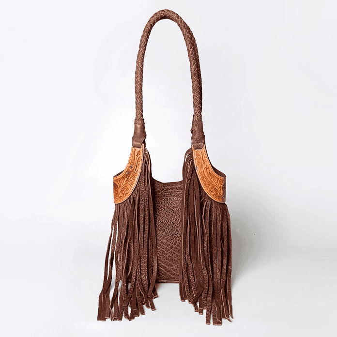 ADBGZ455A Tote Hand Tooled Genuine Western Leather Women Bag