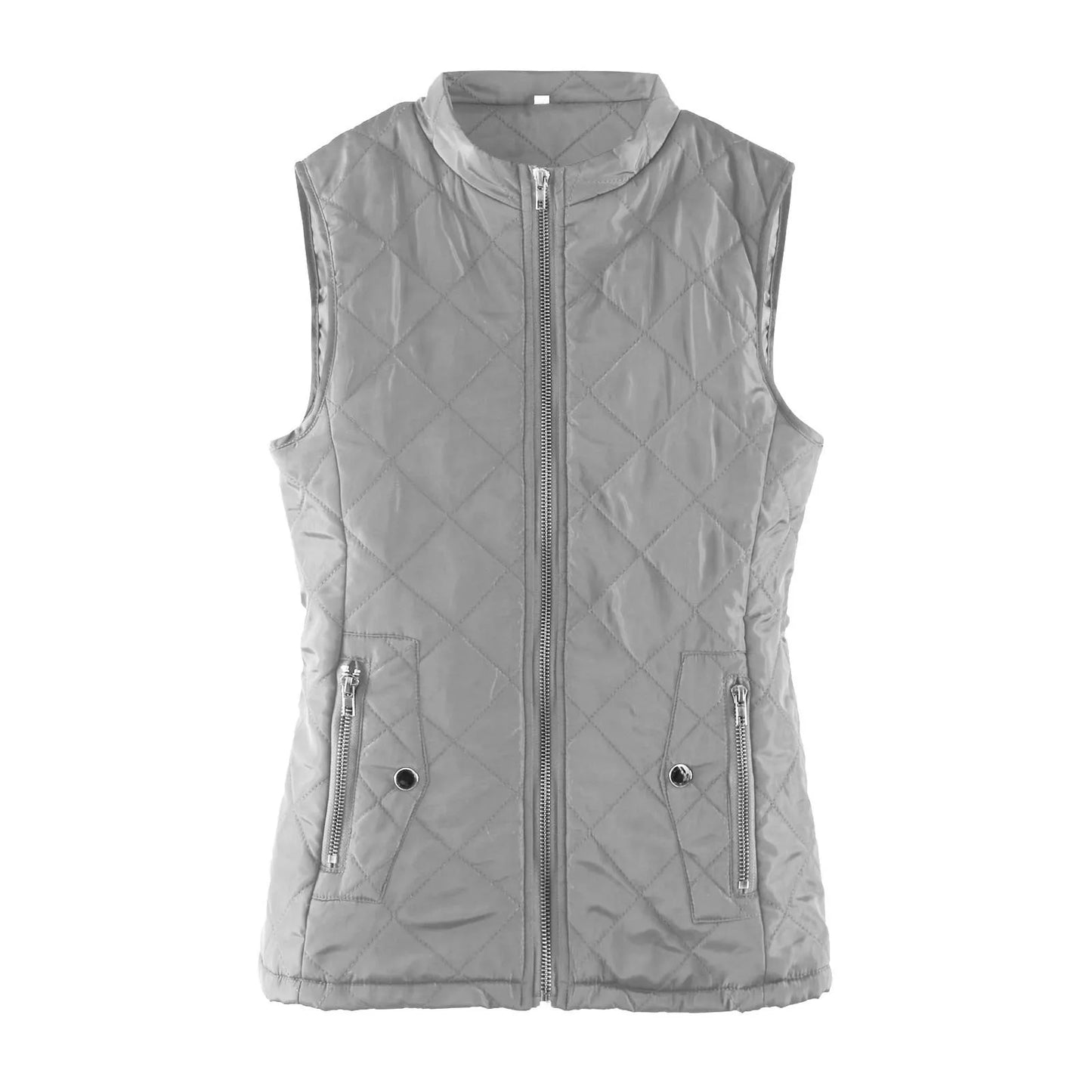 Casual Warm Sleeveless Vest with Pockets