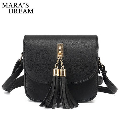 Small Chains Bag Women Candy Color Tassel Messenger Bags Female Handbag Shoulder Bag Bolsa Feminina