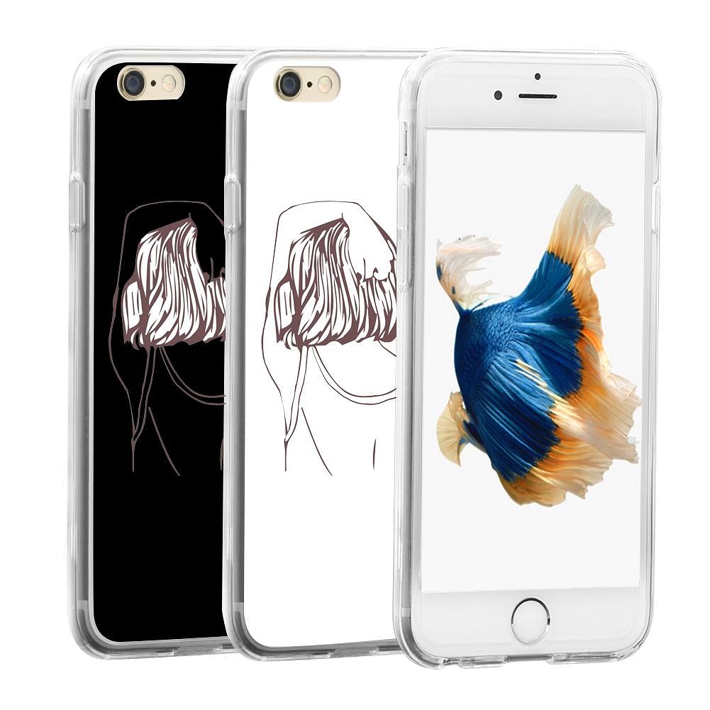 View of Girl's Back Print Phone Case Cover for iPhone, Samsung Galaxy