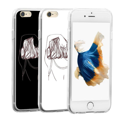 View of Girl's Back Print Phone Case Cover for iPhone, Samsung Galaxy