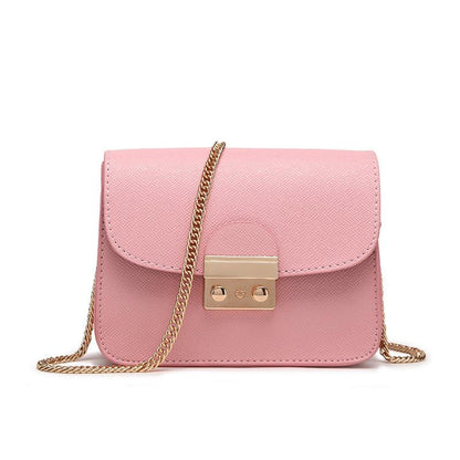 PU leather Messenger Clutch Mini Shoulder Bag For Woman