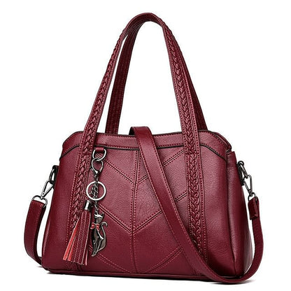 Women's Casual Tote Bag Female Handbag Large Big Shoulder Bag for Women Tote Ladies Vintage Genuine Leather Crossbody Bag