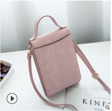 Women Casual Wallet Brand Cell Phone Wallet Big Card Holders Wallet Handbag Purse Clutch Messenger Shoulder Straps Bag