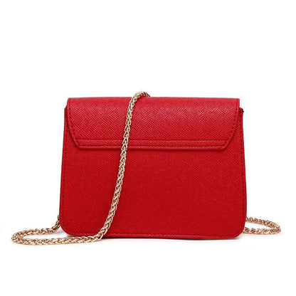 PU leather Messenger Clutch Mini Shoulder Bag For Woman