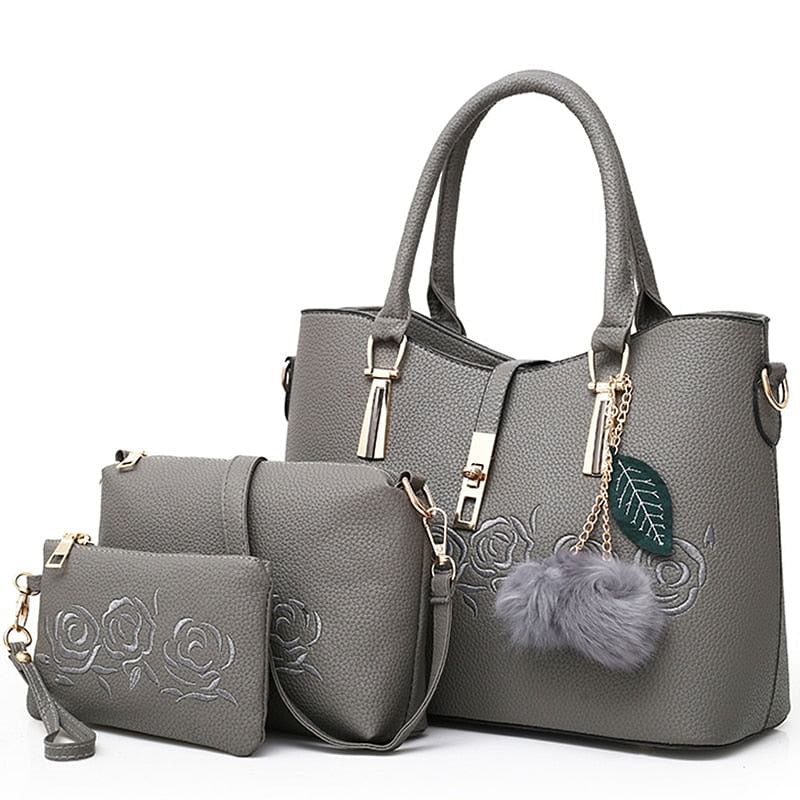 3pcs Leather Bags