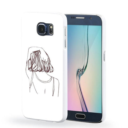 View of Girl's Back Print Phone Case Cover for iPhone, Samsung Galaxy