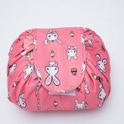 Women Drawstring Cosmetic Bag travel Organizer bag pouch Make Up Case Storage Makeup Bag Toiletry bag