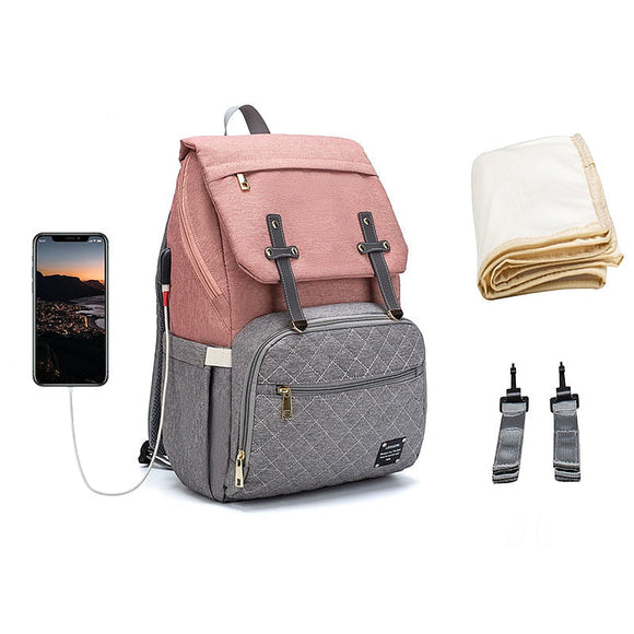 Lequeen Backpack Designer Baby Care Nursing Bag