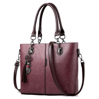 Vintage Casual Tote Fashion Leather Bag