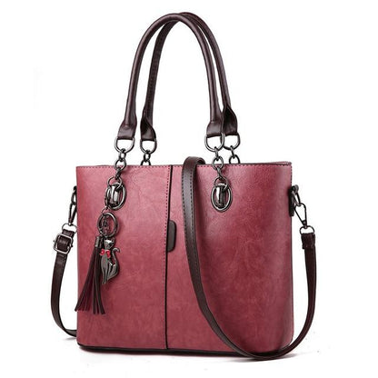 Vintage Casual Tote Fashion Leather Bag