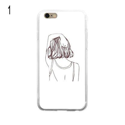 View of Girl's Back Print Phone Case Cover for iPhone, Samsung Galaxy
