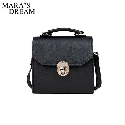 PU Leather Women Handbag Vintage Women Messenger Bag Fashion Lock Female Shoulder Bag Flap Women Bag Sac A Main