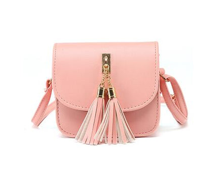 Small Chains Bag Women Candy Color Tassel Messenger Bags Female Handbag Shoulder Bag Bolsa Feminina