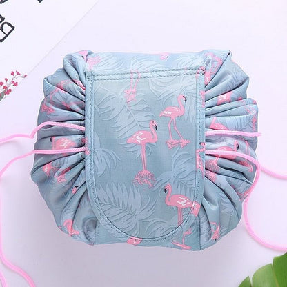 Women Drawstring Cosmetic Bag travel Organizer bag pouch Make Up Case Storage Makeup Bag Toiletry bag