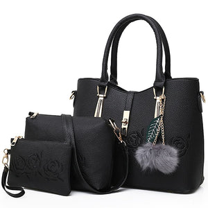 3pcs Leather Bags