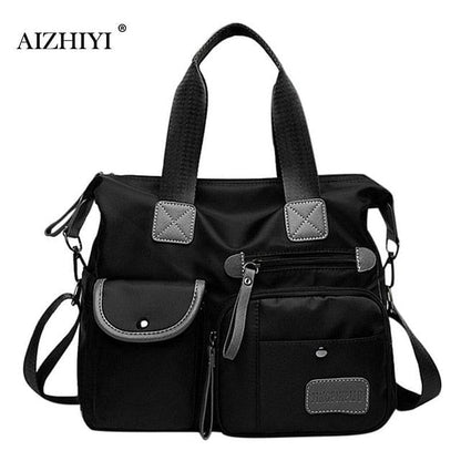 Waterproof Nylon Tote & Crossbody Bag