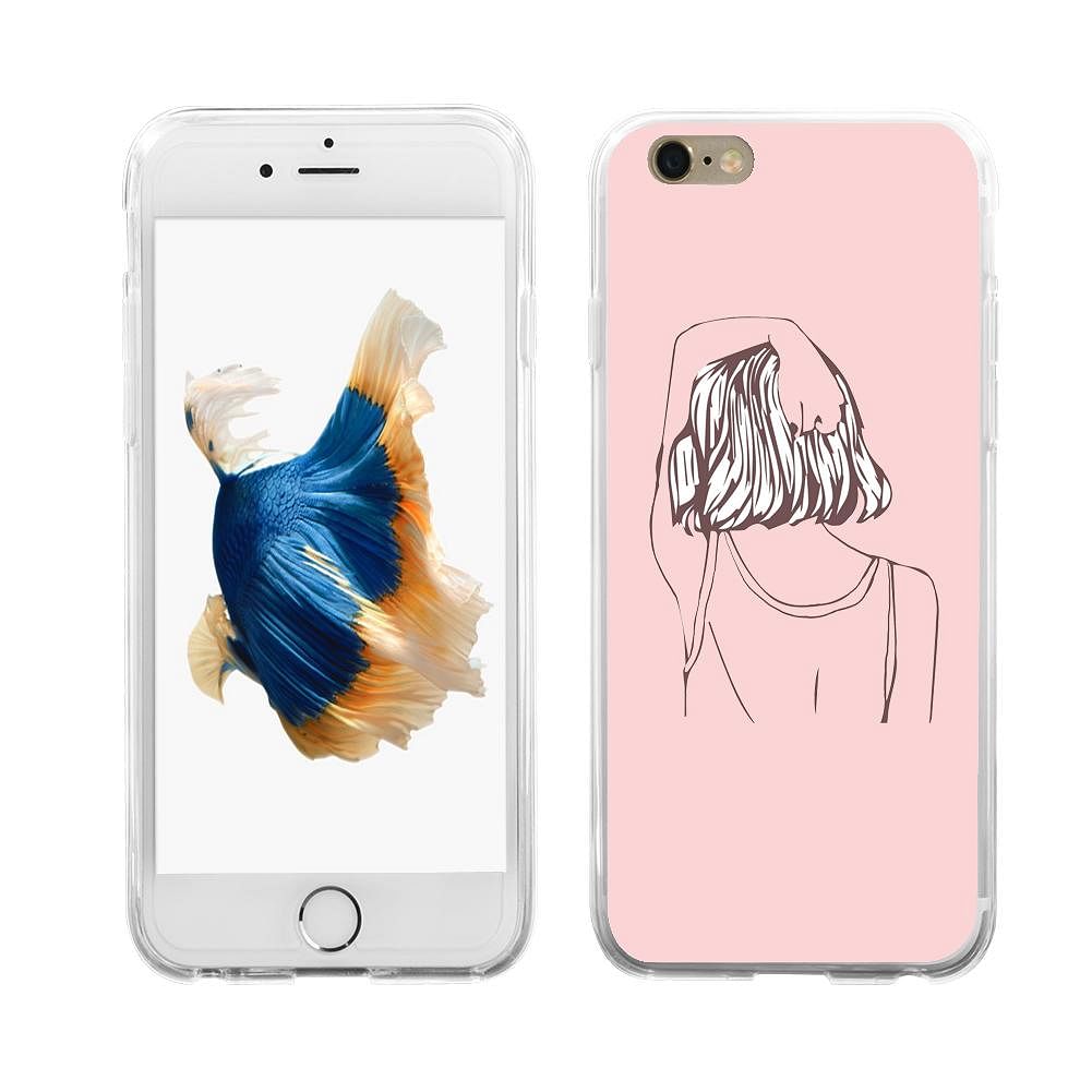 View of Girl's Back Print Phone Case Cover for iPhone, Samsung Galaxy