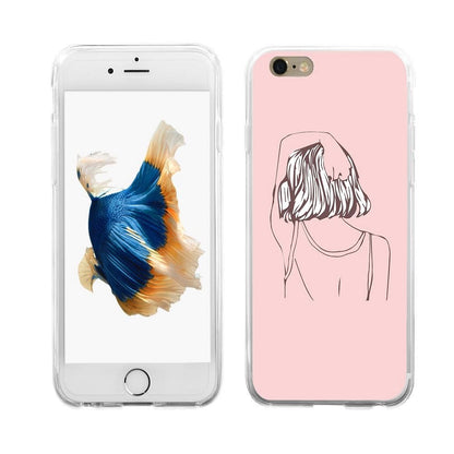 View of Girl's Back Print Phone Case Cover for iPhone, Samsung Galaxy