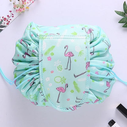 Women Drawstring Cosmetic Bag travel Organizer bag pouch Make Up Case Storage Makeup Bag Toiletry bag