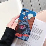 Maosenguoji Cute Comic Godzilla Dinosaur For Iphone Cover
