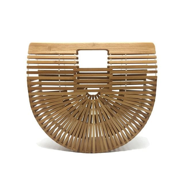 Women Bamboo Bag Summer Beach Bags For Women Woven Hollow Out Bamboo Handbag Lady Wood Clutch Bags Handmade Handbags Bolso Bambu