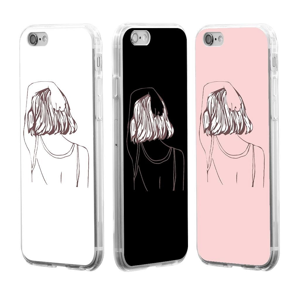 View of Girl's Back Print Phone Case Cover for iPhone, Samsung Galaxy