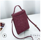 Women Casual Wallet Brand Cell Phone Wallet Big Card Holders Wallet Handbag Purse Clutch Messenger Shoulder Straps Bag