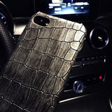 3D Crocodile Leather Iphone Case
