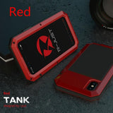 Heavy Duty Protection Doom armor Metal Aluminum phone Case for iPhone Shockproof Dustproof Cover