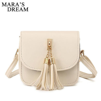 Small Chains Bag Women Candy Color Tassel Messenger Bags Female Handbag Shoulder Bag Bolsa Feminina