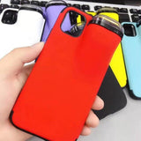 2 In 1 Phone Case Earphone Storage Box For iPhone Airpods 1 2 Pro Soft Silicone Cover Headset Caps