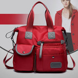 Multiuse Women Waterproof Handbag Nylon Tote Fashion Messenger Crossbody Bags for Women Top-Handle Shoulder