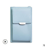 Women Casual Wallet Brand Cell Phone Wallet Big Card Holders Wallet Handbag Purse Clutch Messenger Shoulder Straps Bag