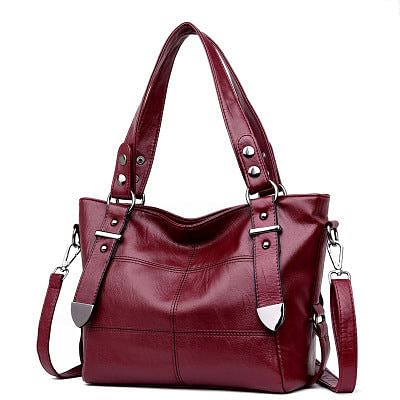 Women Luxury Handbag Female Brand Designer Shoulder Bag Casual Shopping Tote PU Leather Handbags Double Arrow Soild Bag