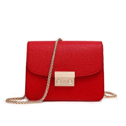 PU leather Messenger Clutch Mini Shoulder Bag For Woman