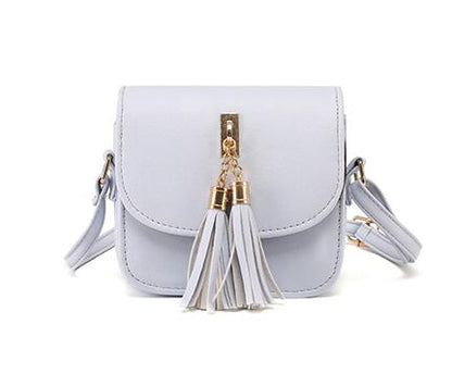 Small Chains Bag Women Candy Color Tassel Messenger Bags Female Handbag Shoulder Bag Bolsa Feminina