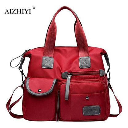 Waterproof Nylon Tote & Crossbody Bag