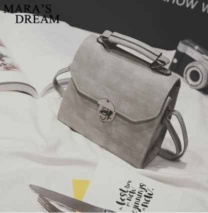 PU Leather Women Handbag Vintage Women Messenger Bag Fashion Lock Female Shoulder Bag Flap Women Bag Sac A Main