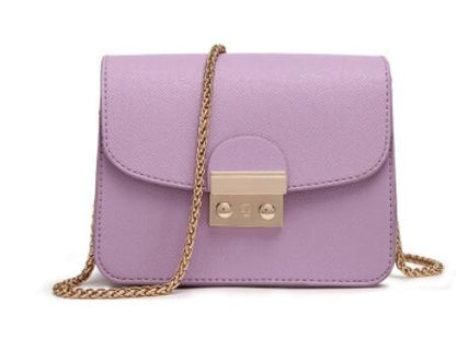 PU leather Messenger Clutch Mini Shoulder Bag For Woman