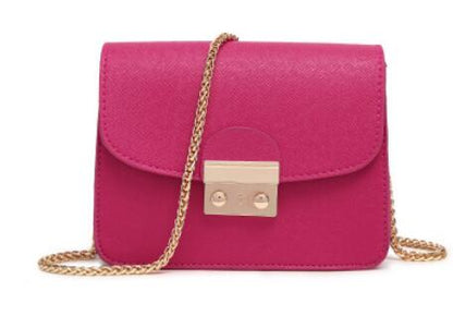 PU leather Messenger Clutch Mini Shoulder Bag For Woman