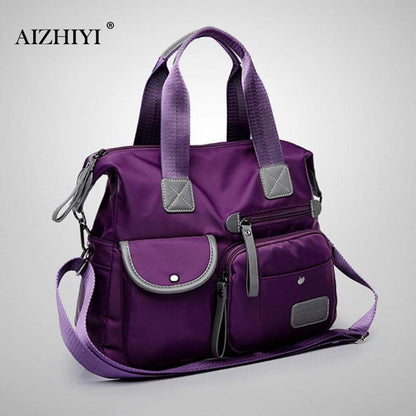 Waterproof Nylon Tote & Crossbody Bag